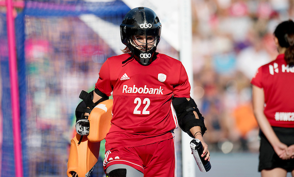 Josine Koning, keeper of the Dutch hockey team