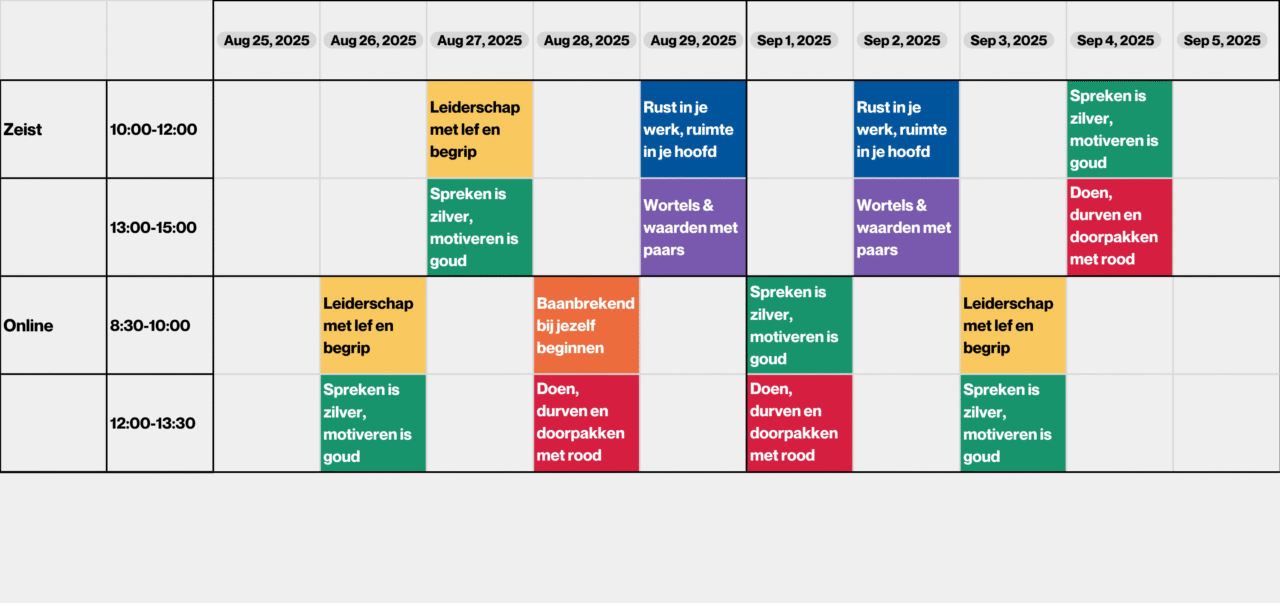 MD zomerfestival schema 2